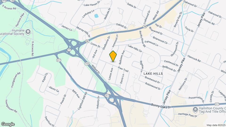 4519 Paw Trail Map and Location Details