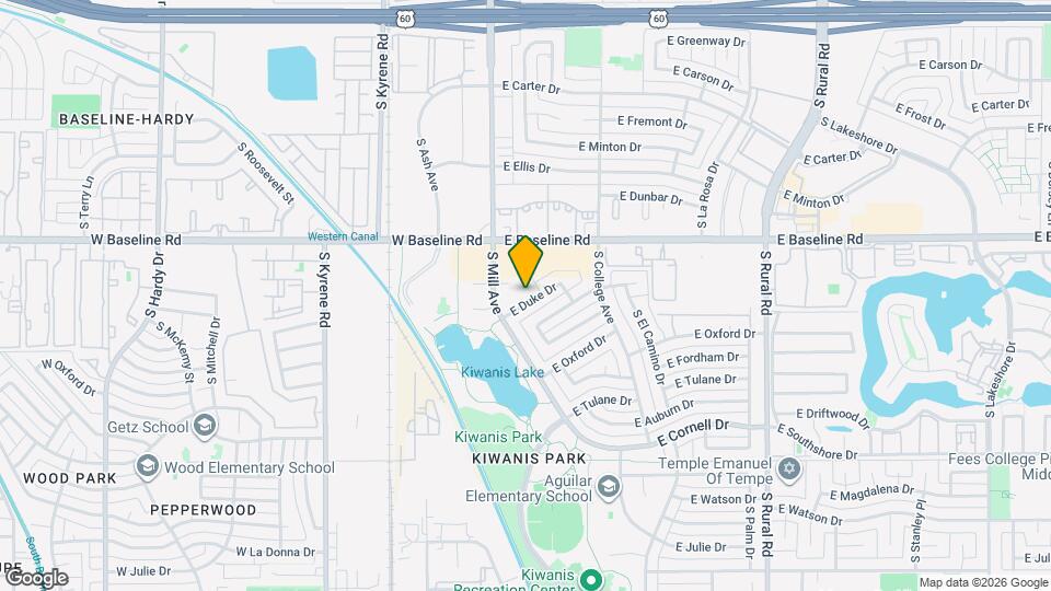 106 E Duke Dr Map and Location Details