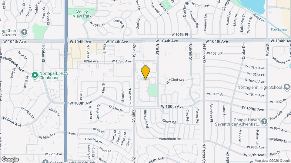 10154 Wyandott Cir N Map and Location Details