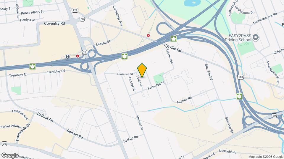 1375-1379 Louis Ln Map and Location Details