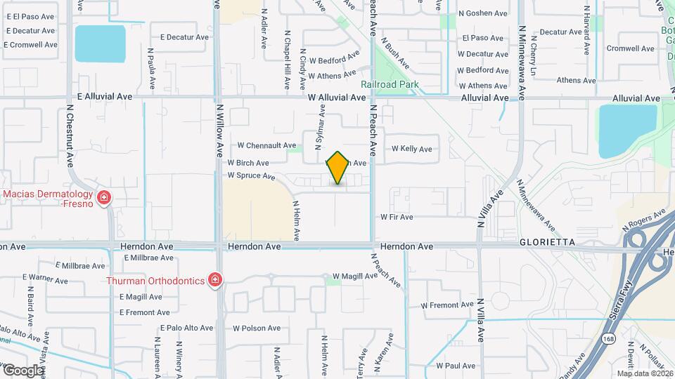 490 W Mahogany Ln Map and Location Details