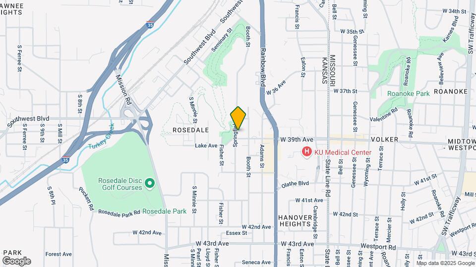 3821 Springfield St Mapa y Detalles de la Ubicación