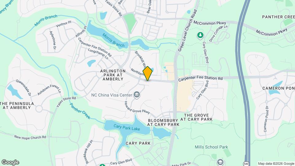 309 Marble Glow Ct Map and Location Details