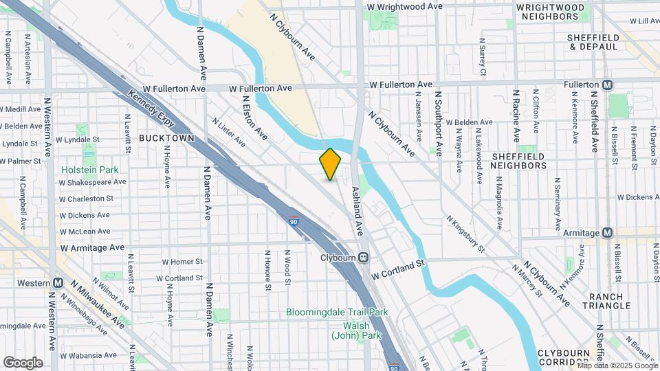 2133 N Elston Ave Mapa y Detalles de la Ubicación