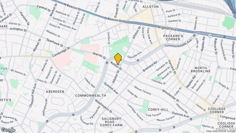 176 Kelton St Map and Location Details