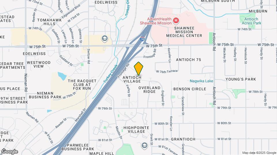 9531 W 77th Terrace Map and Location Details