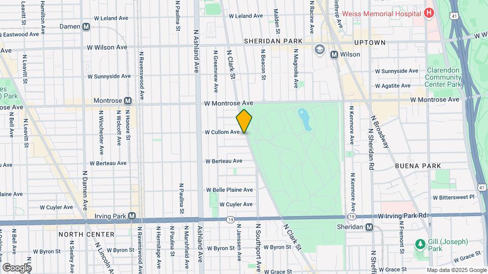4250 N Clark St Map and Location Details