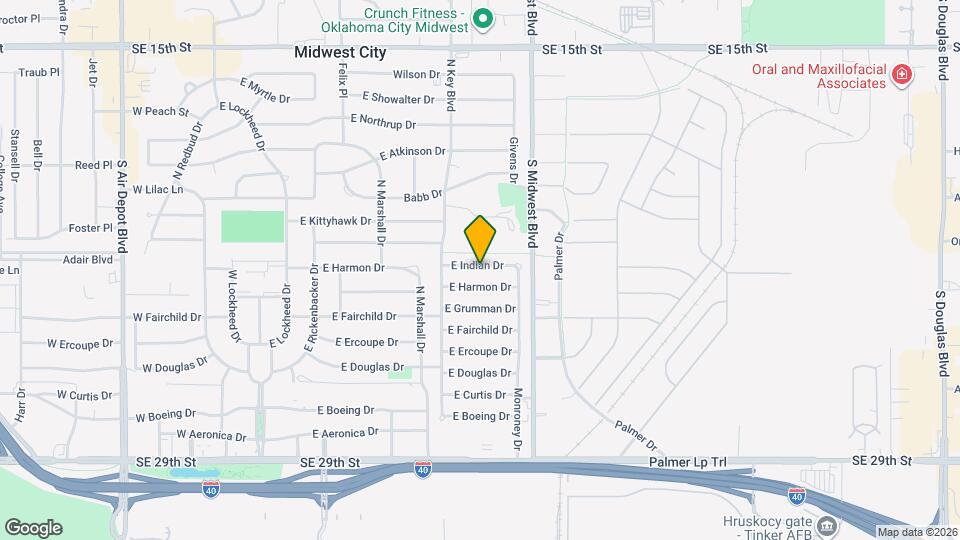 526 E Indian Dr Mapa y Detalles de la Ubicación