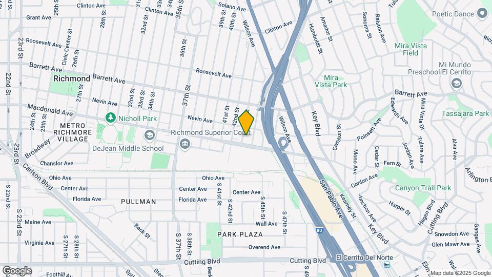 320 43rd St Map and Location Details