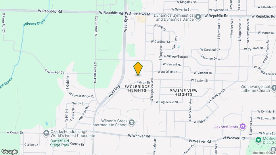 4614 S Falcon Ct Map and Location Details