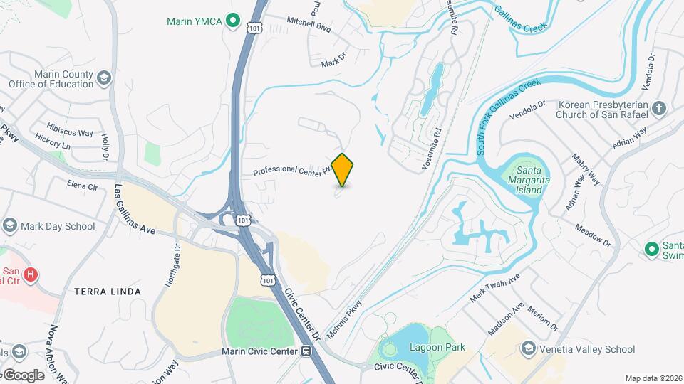 260 Channing Way Map and Location Details