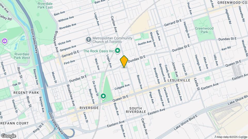 1159 Dundas St E Map and Location Details