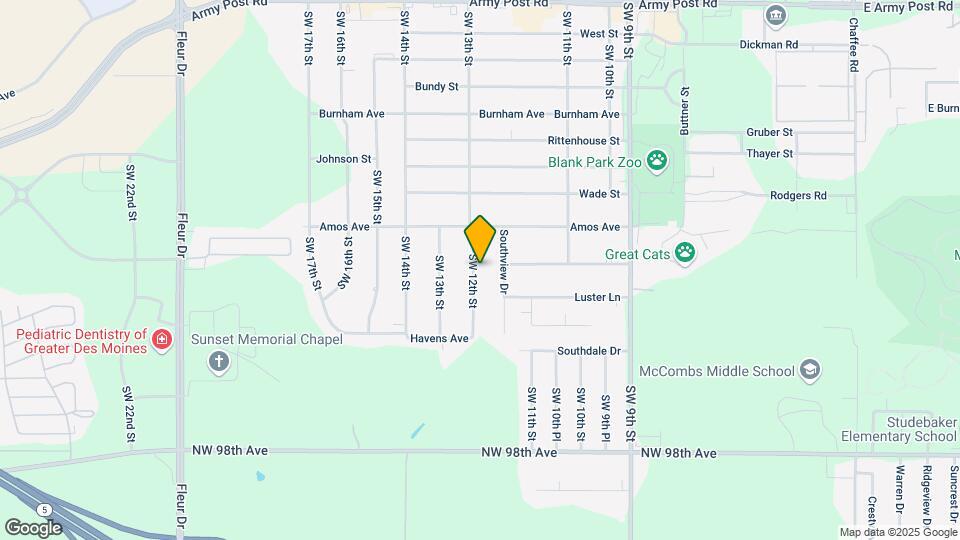 7305 SW 12th St Map and Location Details