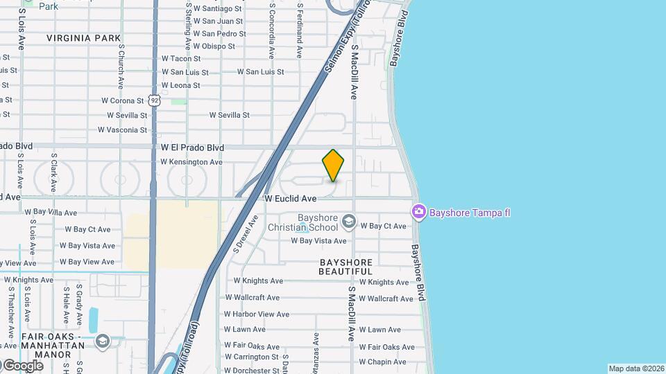 3607 S Waverly Pl Map and Location Details