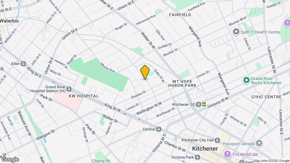 119 Waterloo St Map and Location Details