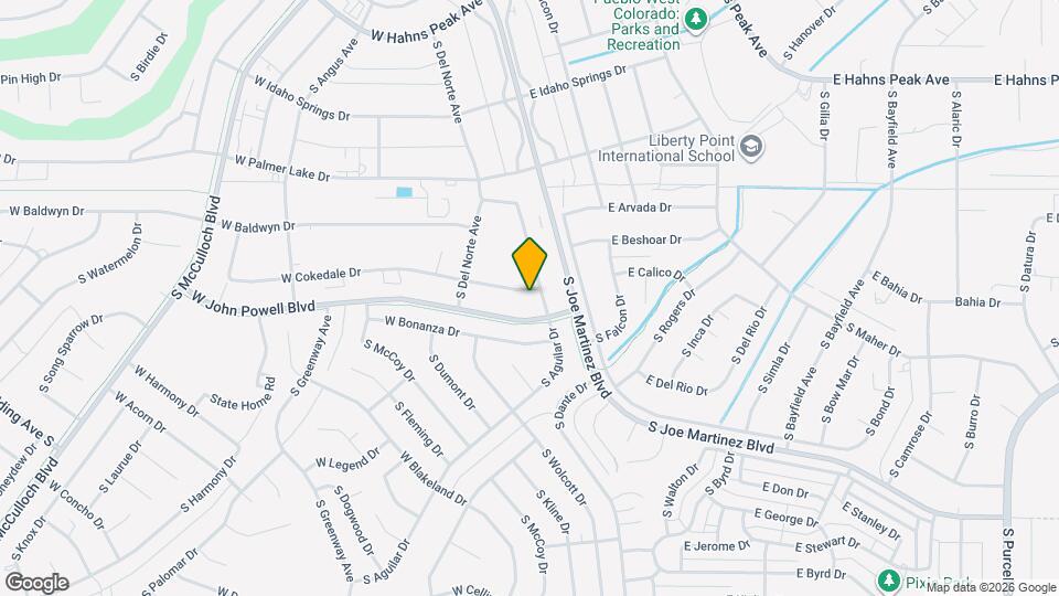 593 S Aguilar Dr, Unit 599 Map and Location Details