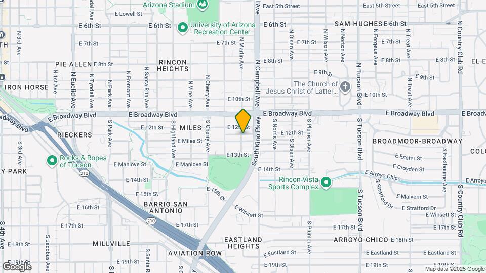 1803 E Miles St Mapa y Detalles de la Ubicación