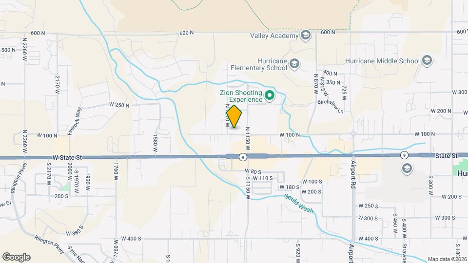 1246 W 100 N Map and Location Details