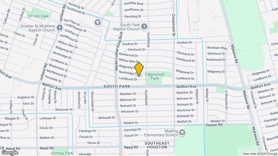 5823 Lyndhurst Dr Map and Location Details