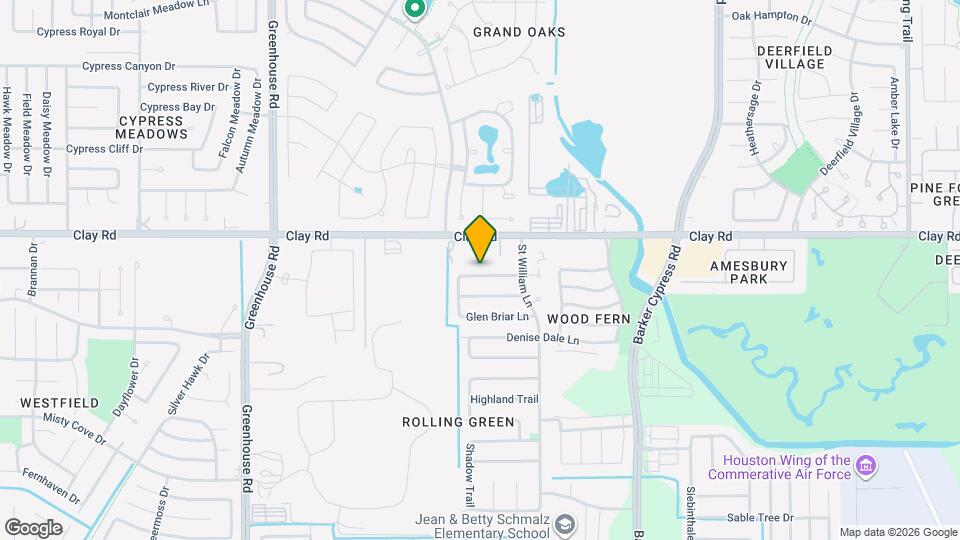 18734 Wood Glen Ln Map and Location Details