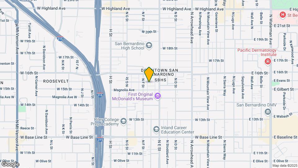 563 W Evans St Map and Location Details