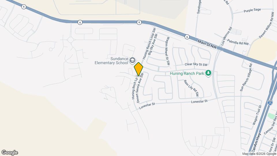 761 Desert Senna Ave SW Mapa y Detalles de la Ubicación