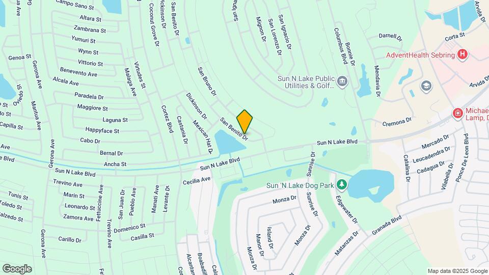 7039 San Benito Dr Map and Location Details