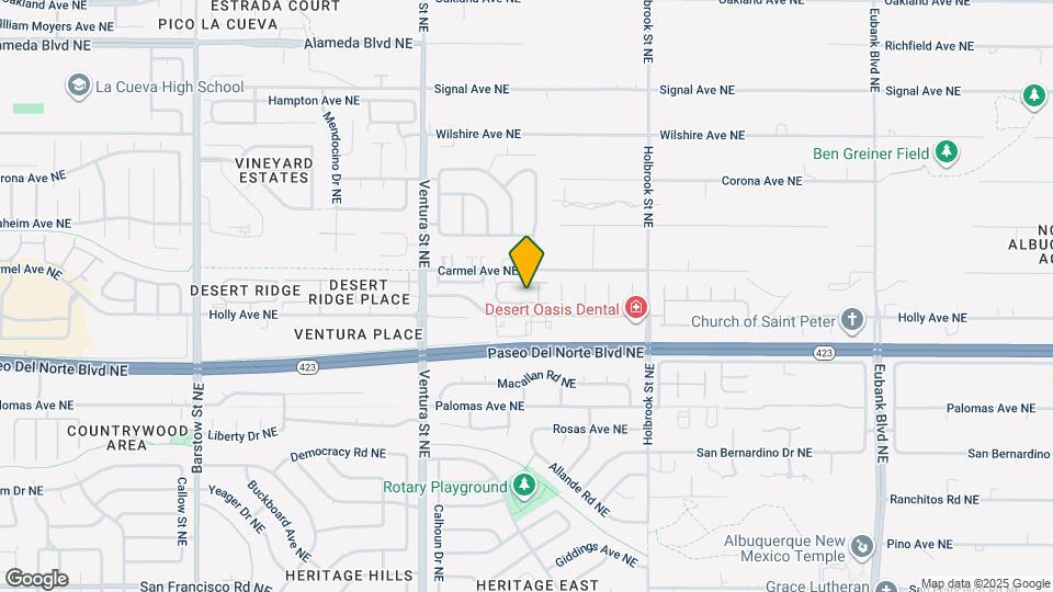 9227 Bluewood Ln NE Map and Location Details