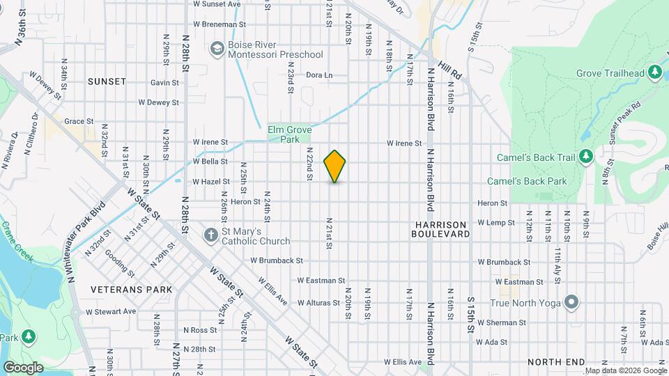 1516 N 21st St Map and Location Details