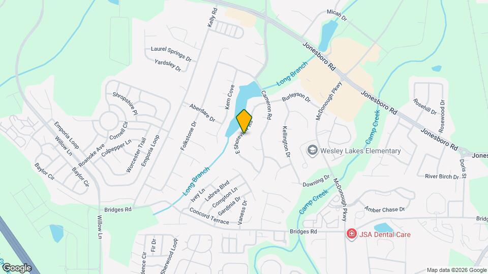 1121 E Shoreview Rd Mapa y Detalles de la Ubicación