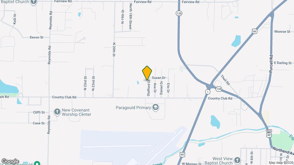 1304 Stafford Dr Map and Location Details