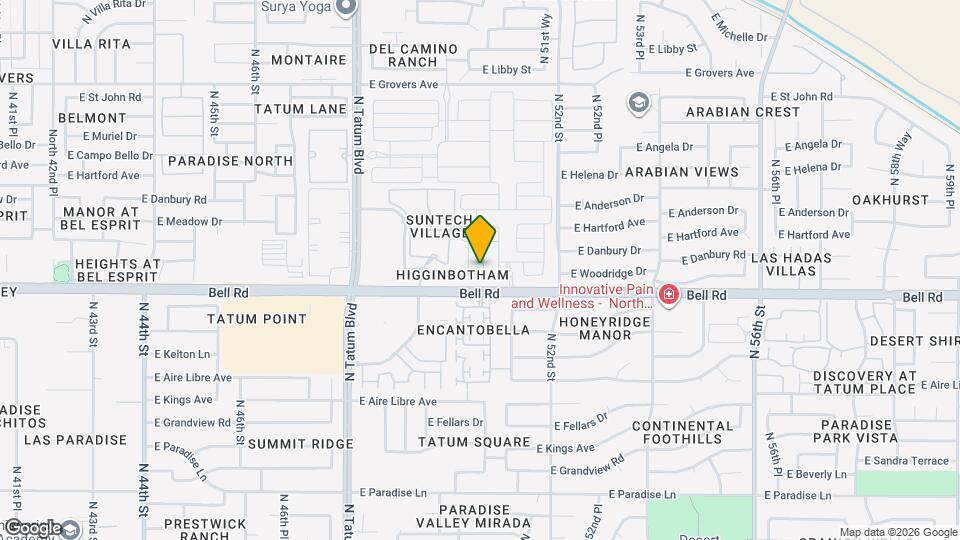 17050 N 50th Pl Map and Location Details