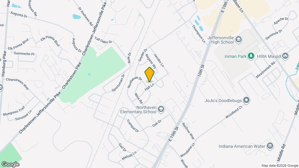 2201 Hall Ln Mapa y Detalles de la Ubicación