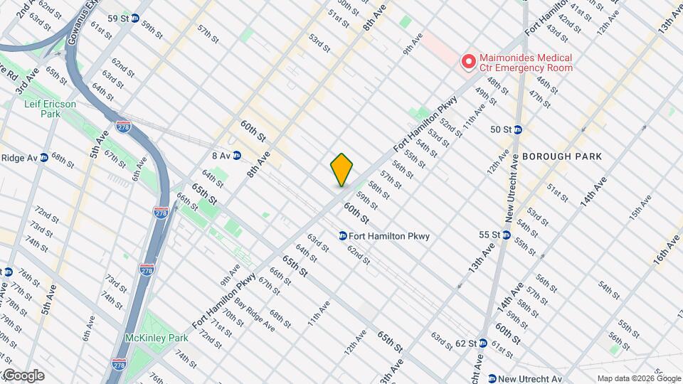5914 Fort Hamilton Pkwy Map and Location Details