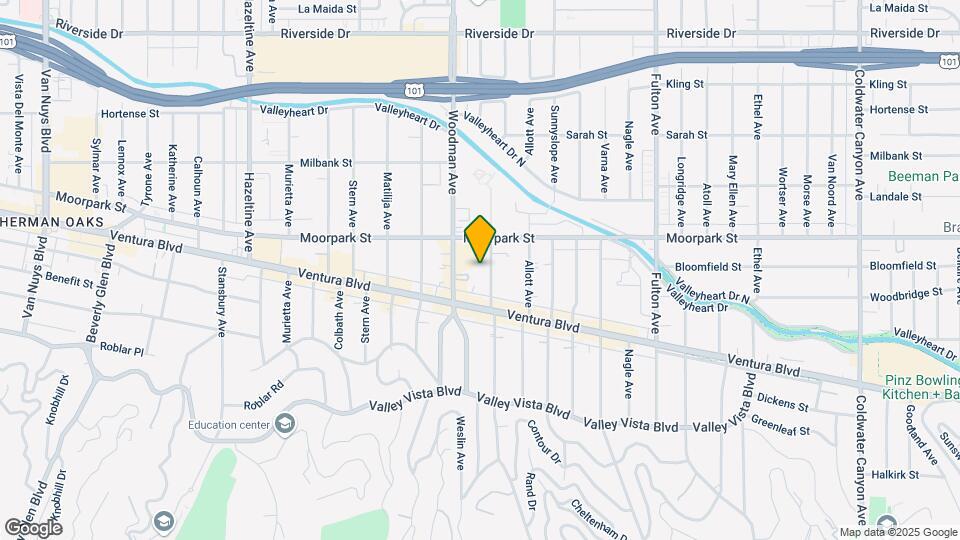 4345 Ventura Canyon Ave Map and Location Details