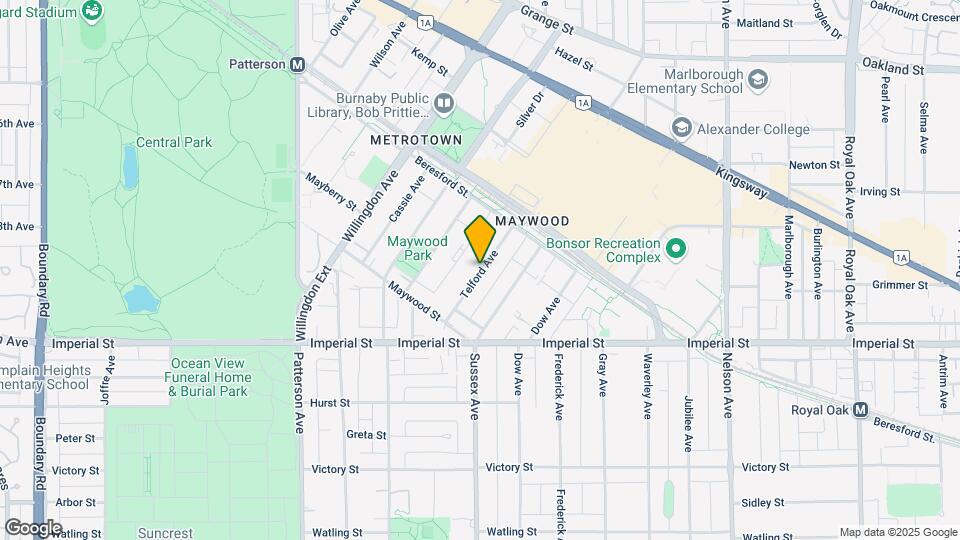6537 Telford Ave Map and Location Details