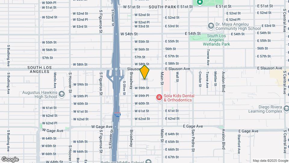 5871 1/2 Inskeep Ave-Unit -#5857 Map and Location Details