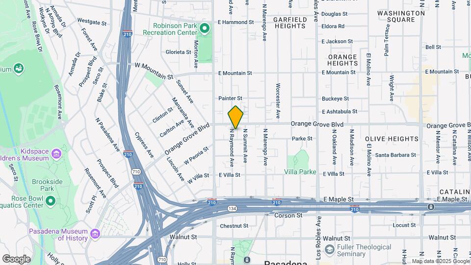 652 N Raymond Ave Map and Location Details