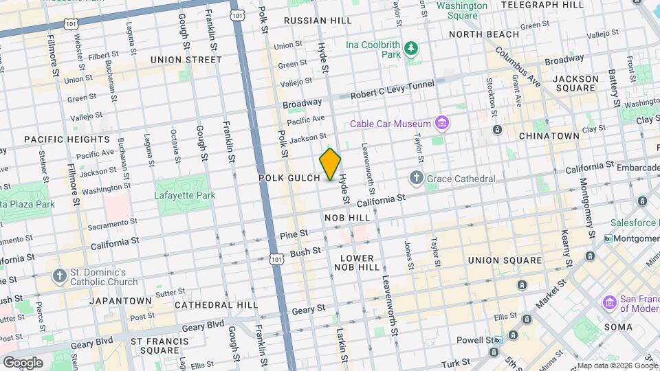1552 Sacramento St Mapa y Detalles de la Ubicación