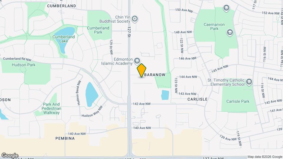 14405 127 St Map and Location Details