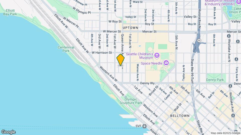 219 Queen Anne Ave N Map and Location Details