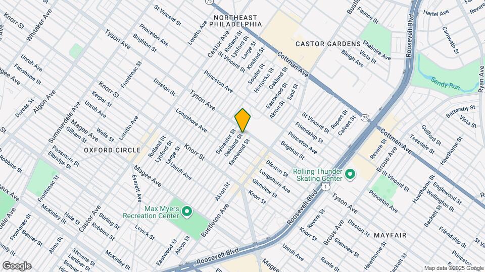 6931 Oakland St Map and Location Details