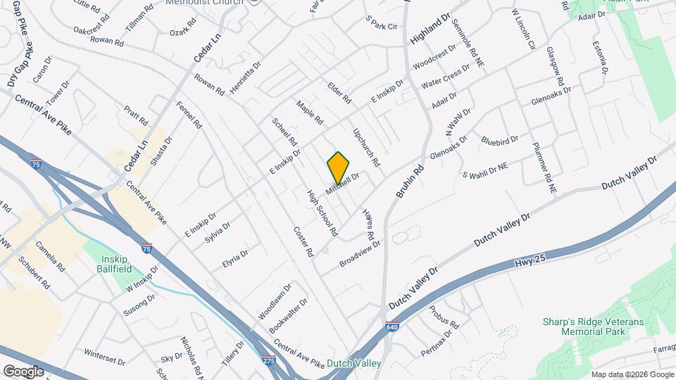 602 Mitchell Dr Map and Location Details