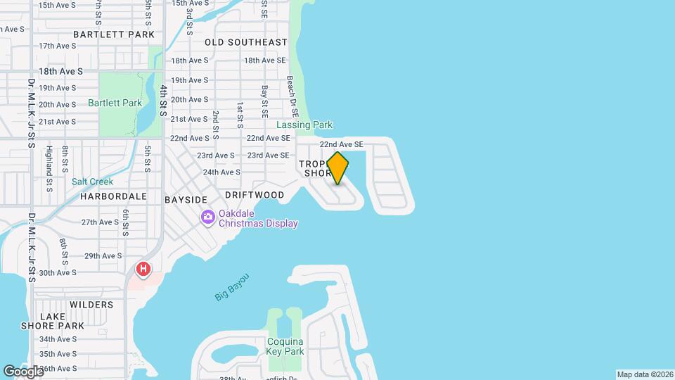 2502 Tropical Shores Dr SE Map and Location Details