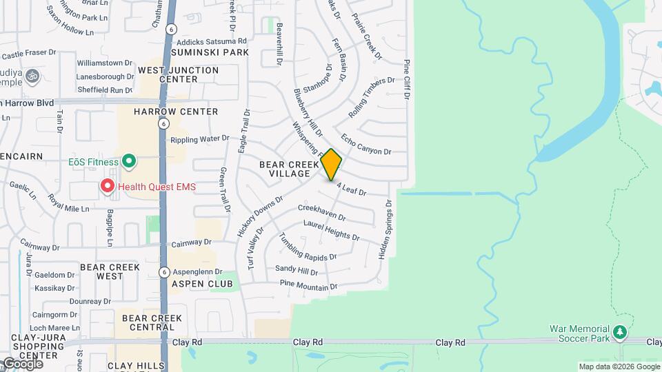 15711 4 Leaf Dr Map and Location Details