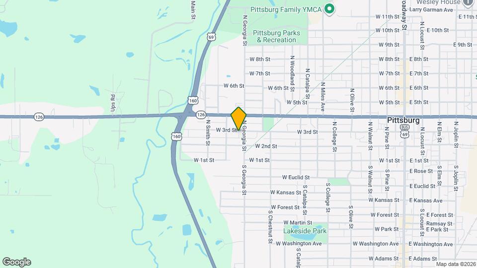 905 W 3rd St Map and Location Details