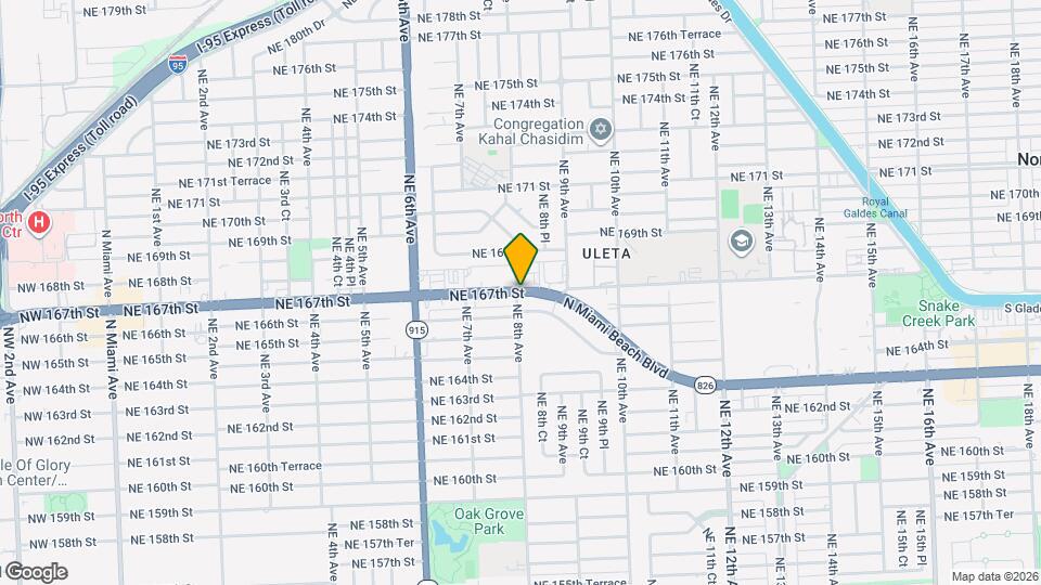 806 N Miami Beach Blvd Mapa y Detalles de la Ubicación