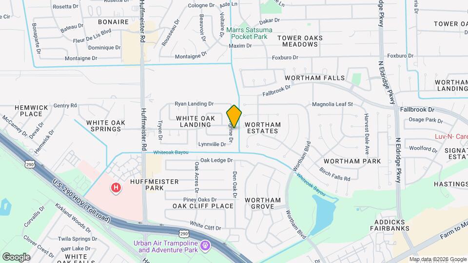 10726 Perigrine Dr Map and Location Details