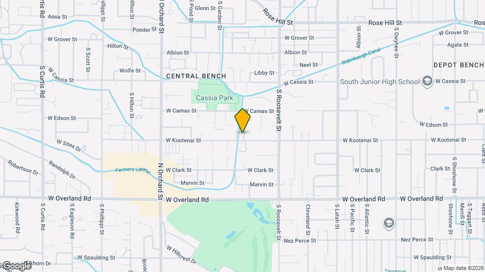 1147 S Abbey Cir Map and Location Details