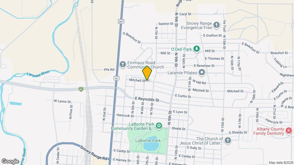 1675 N 6th St Map and Location Details